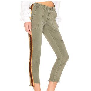 Pam & Gela Uniform Side Stripe Step Hem Pant I Size: 25